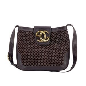 Gucci Vintage Suede Shoulder Bag Ophidia
